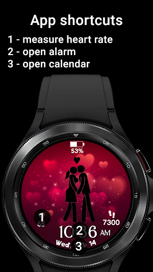 Lovers Watchface Screenshot 2
