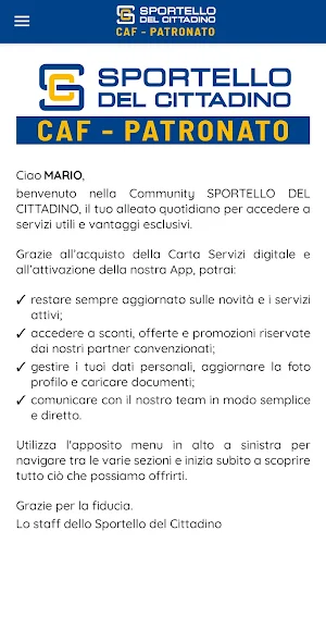 Sportello del Cittadino Screenshot 1