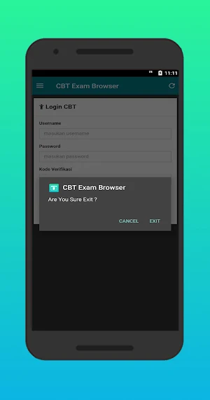 CBT Exam Browser Screenshot 2