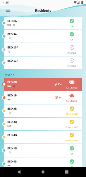 TENA SmartCare Professional Care Screenshot 2