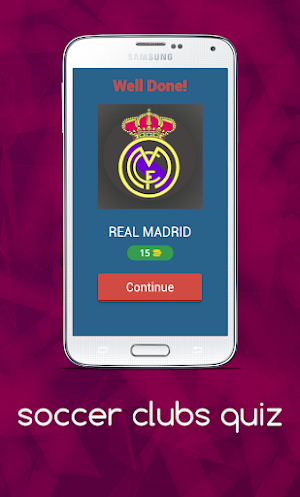 Soccer clubs quiz Screenshot 1