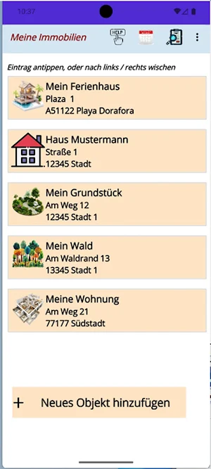 Digitale Haus Akte Lite Screenshot 1