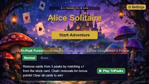 Alice Solitaire - Card Kingdom Screenshot 0
