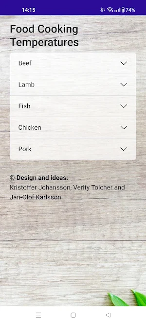 FoodTemps Screenshot 0