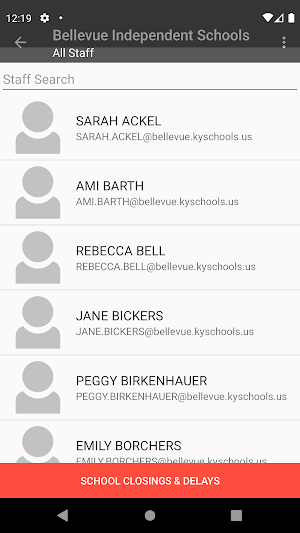 Bellevue Independent Schools Screenshot 2