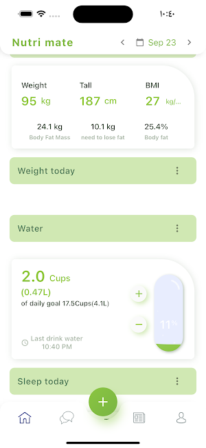 Nutri mate Screenshot 1