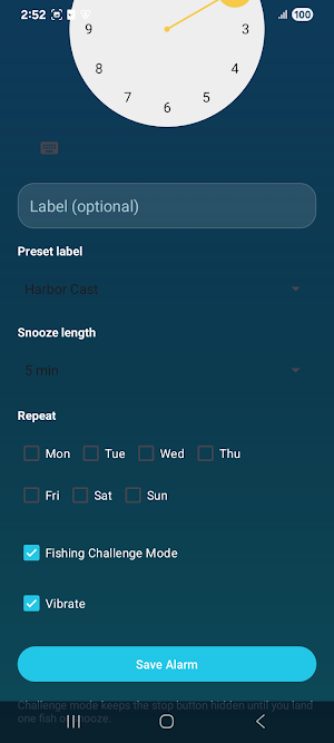 Mega Fishing Alarm – Wake Up Screenshot 1