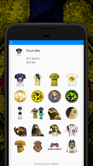 Club América Stickers para WhatsApp  WAStickerApps Screenshot 2