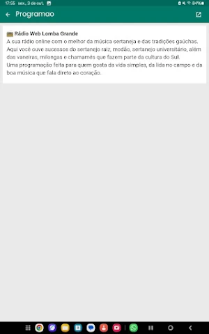 Rádio Web Lomba Grande Screenshot 3