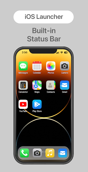 iOS Launcher with Status Bar Screenshot 3