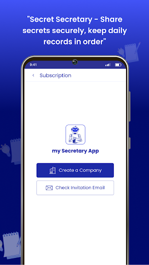 my Secretary App Screenshot 1
