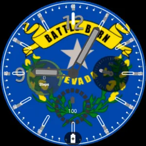 Nevada Flag Watchface Screenshot 3
