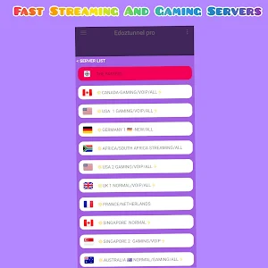 Edoztunnel Pro- Fast/Free Internet HTTP Gaming VPN Screenshot 2