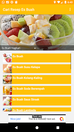 Cari Resep Es Buah Screenshot 1