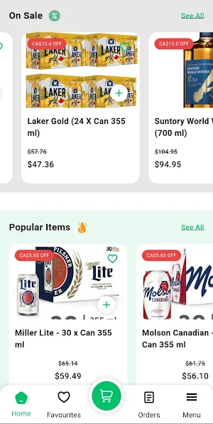 Drinks & Eats Ottawa Delivery Screenshot 0