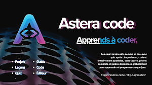 Astera Code: apprends à coder Screenshot 1