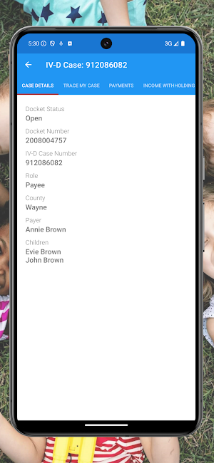 MiChildSupport Screenshot 2