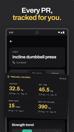 Overlood: Gym Workout Log Screenshot 2
