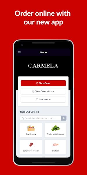 Carmela Foods Screenshot 0