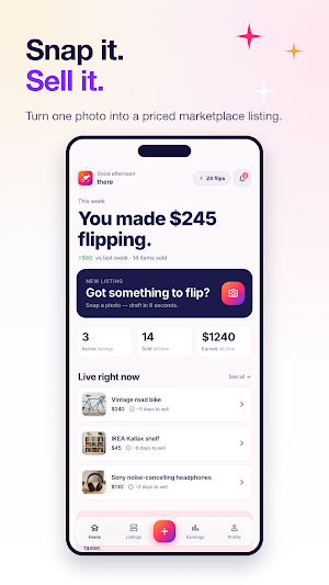 Sellaroo: AI Listings to Sell Screenshot 0