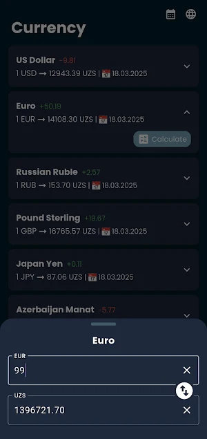 Currency Converter Screenshot 1