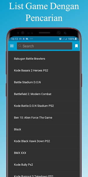Kode Game PS2 Lengkap Screenshot 0