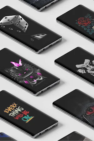 Black Art Wallpaper Screenshot 2