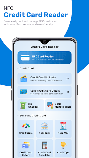 NFC Credit Card Reader Screenshot 0