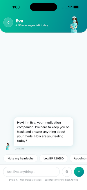 Cureva: Personal & Family Care Screenshot 1