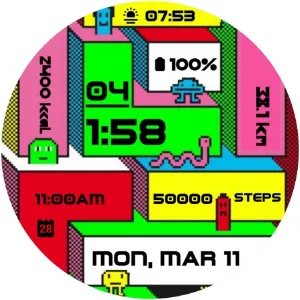 Game Festival Watch Face Screenshot 3