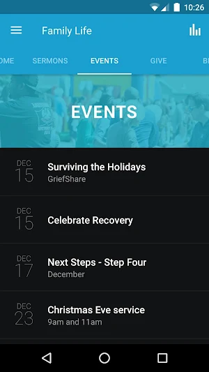 Family Life Church Lafayette Screenshot 2