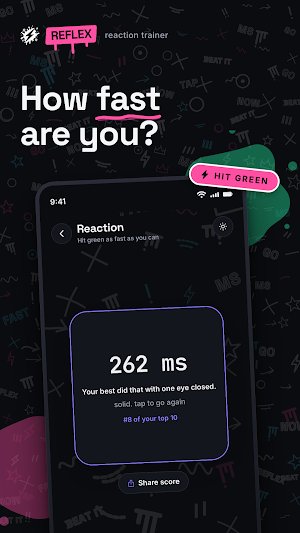 Reflex: Reaction Trainer Screenshot 0