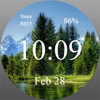 Lake on the edge - Watch Face