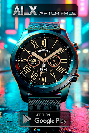 ALX21 Analog Watch Face Screenshot 2