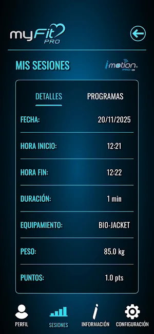 myFit PRO iMotion Screenshot 3