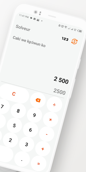 Calculatrice Fongbe Screenshot 1