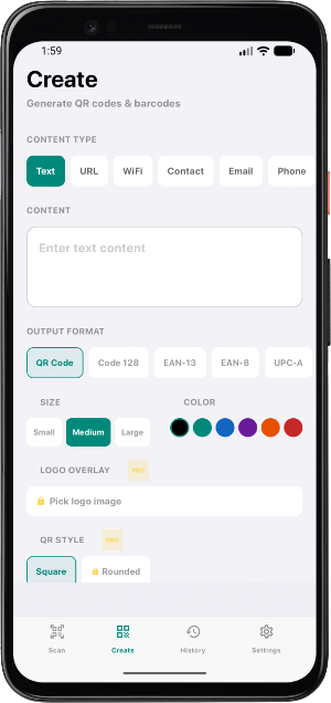 ScanSwift - QR & Barcode Scan. Screenshot 1