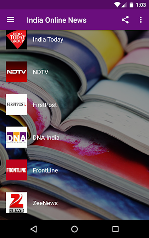 India Online News - Live RSS Feeds Screenshot 1