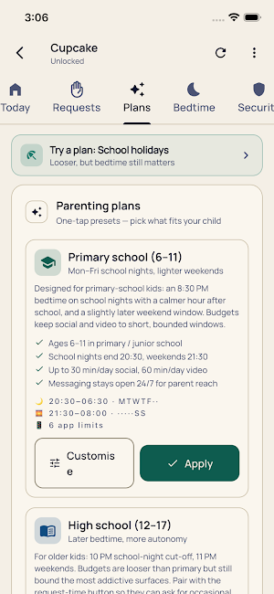 Tuck Me In Parent Screenshot 2