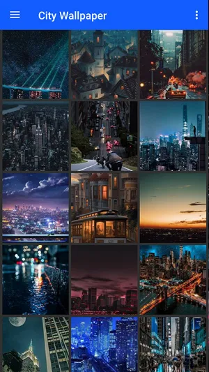 City By Night Wallpaper Screenshot 0