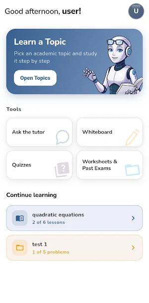 AI Tutor: Learning Assistant Screenshot 0