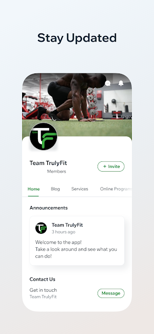 Team TrulyFit Screenshot 0