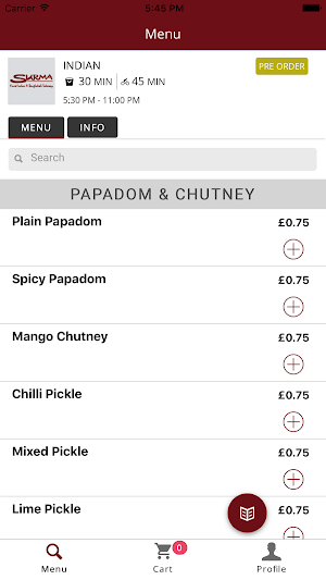 Surma Takeaway Screenshot 0