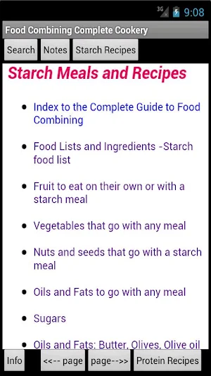 Food Combining Complete Guide Screenshot 0