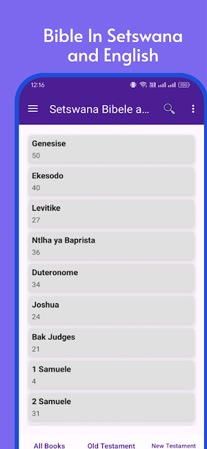 Setswana & English bible Screenshot 0