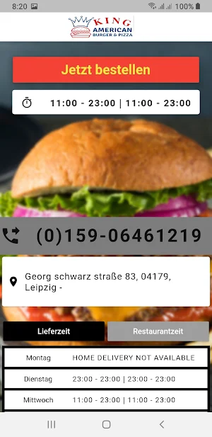 King American Burger Screenshot 1