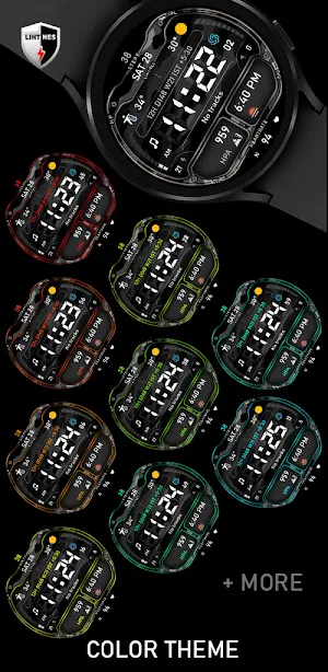 Digital Watch Face 010 Screenshot 3