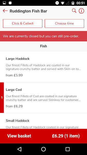 Ruddington Fish Bar Screenshot 1