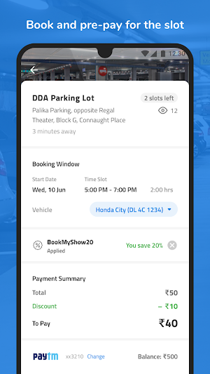 Park+  Discover and book the best parking spots Screenshot 2
