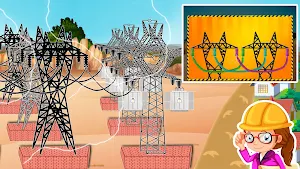 Build a Grid Station - Construction Games Screenshot 2